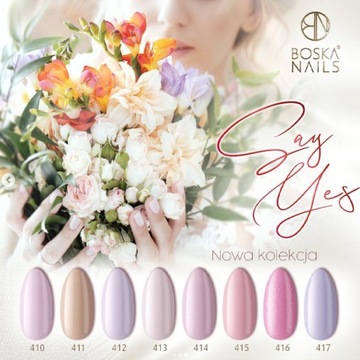 Boska Nails Lakier hybrydowy do paznokci r414 Flower Girl BEZ TPO