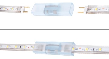 СВЕТОДИОДНАЯ ЛЕНТА 230В 2835/60 1М IP68 5ВТ ТЕПЛЫЙ БЕЛЫЙ