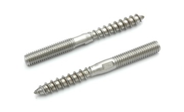 ŚRUBA DWUGWINTOWA NIERDZEWNA M10 X 100mm 1szt INOX