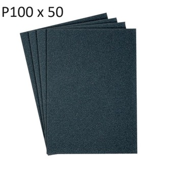Zestaw Papier ścierny wodny w arkuszach P100 50 arkuszy