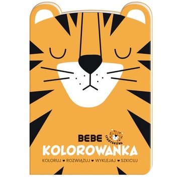 Kolorowanka kreatywna A4 16k 90g BBI Friend Tygrys