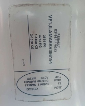 Renault Trafic II Kabina 2.0 dCi 90KM 2009 Renault Trafic Renault Trafic 2.0 Diesel 90KM, zdjęcie 25