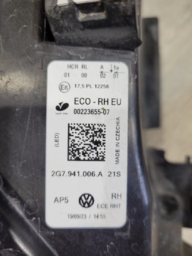 VW Taigo Led lampa prawa 2G7941006A
