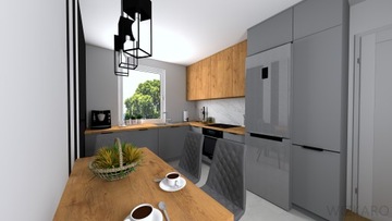 3D визуализация проекта Кухня, кухонная мебель