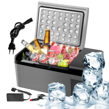 Компрессорный автомобильный холодильник VEVOR 15л 12В/24В туристический холодильник