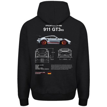 MODNA BLUZA Z KAPTUREM PORSCHE 911 GT3 RS PORSHE PREZENT ROZMIAR L