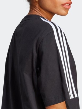 Adidas Sukienka Sportowa Bawełniana Prosta Krótki Rękaw Czarna HR4923 r. XS