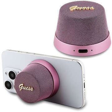 Guess głośnik Bluetooth różowy