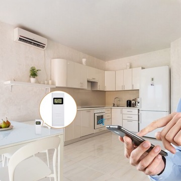 WiFi МЕТЕОСТАНЦИЯ БЕСПРОВОДНОЙ ТЕРМОМЕТР ANDROID iOS ПОГОДА НА 4 ДНЯ