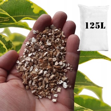 WERMIKULIT OGRODNICZY 2-4mm Spulchnia Podłoże 125L Nawóz Drenaż Podłoże