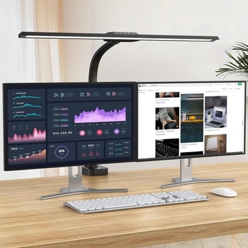 KARY Lampa biurkowa LED, ściemniana, 24 W, 80 cm