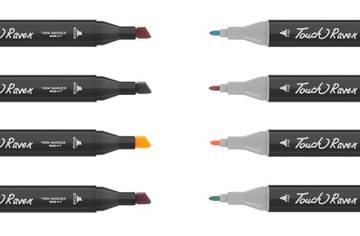 НАБОР ДВУСТОРОННИХ АЛКОГОЛЬНЫХ МАРКЕРОВ ИЗ 80 ЦВЕТОВ