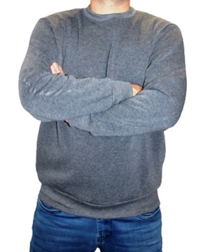 OCIEPLANA BLUZA MĘSKA WKŁADANA PRZEZ GŁOWĘ SZARA CZARNA GRANATOWA 7XL