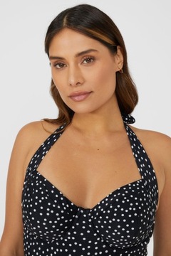 Gorgeous ljm STRÓJ KĄPIELOWY WIĄZANIE WZÓR GROSZKI 85F NG2