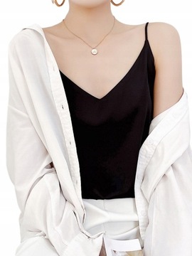 ЭЛЕГАНТНАЯ БЛУЗКА, СВОБОДНАЯ ФУТБОЛКА НА РЕМЕНКАХ, ТОП