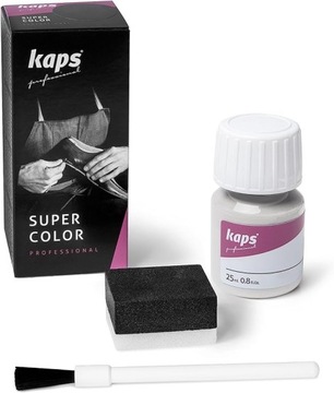 Kaps Super Color Farba do skór skóry butów toreb 25 ml kolor biały - 101