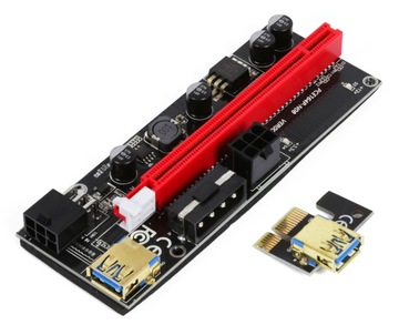 RISER 009S GOLD USB3.0 PCI-E PCI 1x-16x SATA TAPE