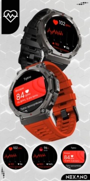 SMARTWATCH МУЖСКИЕ ЧАСЫ ВОДОНЕПРОНИЦАЕМЫЙ GPS МЕНЮ EN ЗВОНКИ СПОРТ СМАРТ