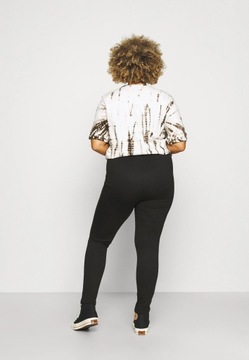 Legginsy spodnie materiałowe plus size VILA czarne