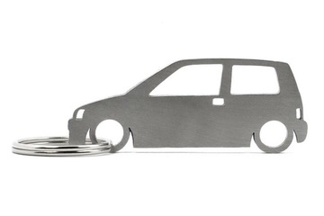 Brelok Fiat Cinquecento stal nierdzewna