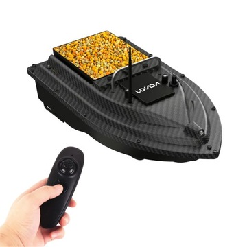 ŁÓDKA ZANĘTOWA 500M 2KG RC ŁÓDŹ TEKSTURA WŁÓKNA WĘGLOWEGO Z TORBA 5200MAH
