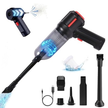 MOCNA ODKURZACZ KOMPUTEROWY DMUCHAWA AIR DUSTER 3W1 9000PA