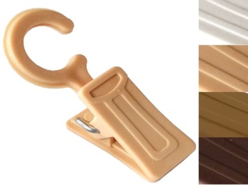 ŻABKI DO KARNISZA DREWNIANEGO RÓŻNE KOLORY 100SZT