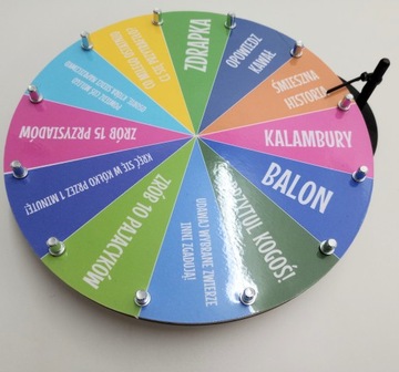 КОЛЕСО ФОРТУНЫ для детей ВЕСЕЛО + 20 ШАРОВ + 20 СКРЕТЧ-КАРТ + 20 КАМЕРОВ