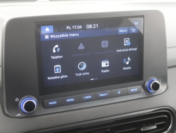 Hyundai Kona I Crossover 1.0 T-GDI 120KM 2020 Hyundai Kona 1.0 T-GDI, Salon Polska, zdjęcie 12