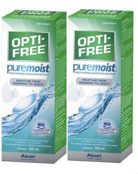 OPTI-FREE PUREMOIST ЖИДКОСТЬ ДЛЯ КОНТАКТНЫХ ЛИНЗ 300 МЛ + БЕСПЛАТНЫЙ КОНТЕЙНЕР