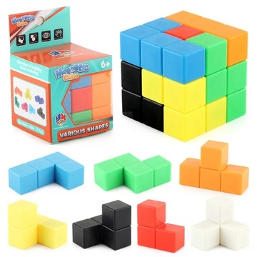 Magnetic Building Block Cube removable Intelligence Cube fidegt toys