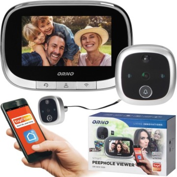 ELEKTRONICZNY WIZJER DO DRZWI WiFi + CZUJNIK RUCHU