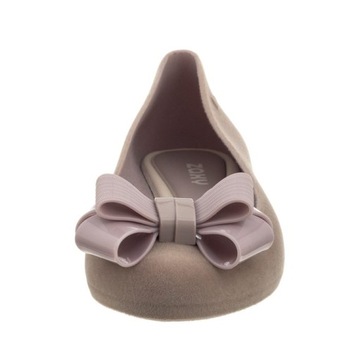 Buty Damskie Balerinki Zaxy Flocked 82542 Beżowe