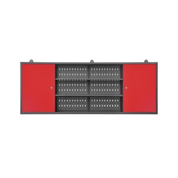 LEO JAN Nowak подвесной шкаф для инструментов для мастерской, антрацитовый и красный