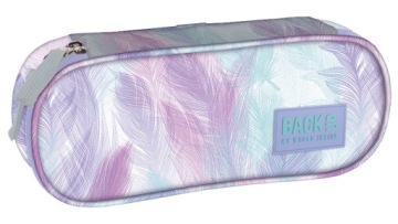 PIÓRNIK SZKOLNY ETUI KOSMETYCZKA SASZETKA BACKUP A09 PIÓRA PIÓRKA PASTEL