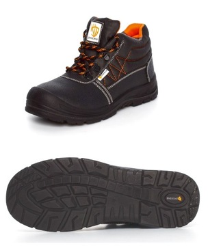 Защитные рабочие ботинки с носком, кожаные S3 SRC