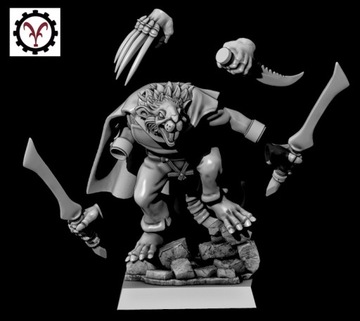 ASSASSIN RATMEN LEADER - Vinciminiatures - Druk3D