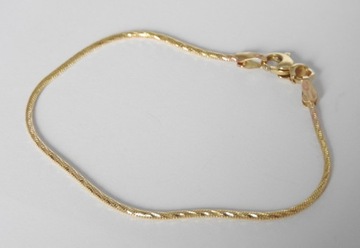 ЗОЛОТОЙ БРАСЛЕТ 585 15,5 СМ