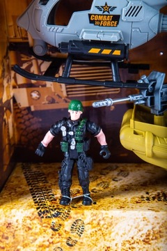 ВОЕННЫЙ НАБОР ФИГУР ВЕРТОЛЕТ ЛОДЗЬ