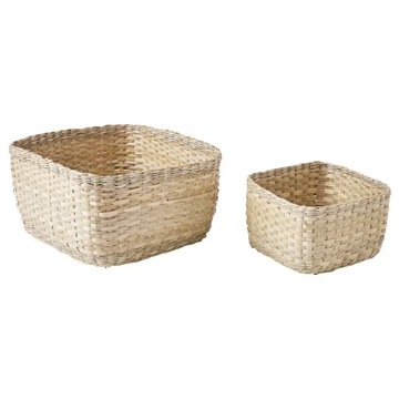 IKEA VAXTHUS Kosz, 2 szt., turzyca/wykonano ręcznie