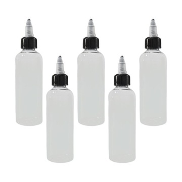 5 sztuk pet pusta butelka Squirt bez wycieków 50ml