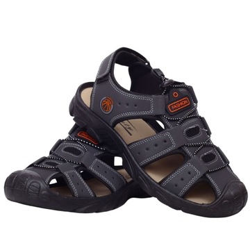 СПОРТИВНЫЕ САНДАЛИИ МУЖСКИЕ ЗАКРЫТЫЕ, РЕГУЛИРУЕМЫЕ НА ЗАВИСКЕ