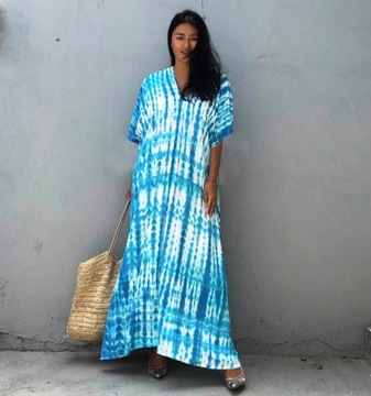 ПАРЕО ТУНИКА БОХО ЛЕТНЕЕ ПЛАТЬЕ ДЛИННАЯ КЕПКА