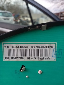 LOKETNÍ OPĚRKA TUNEL 1.6 HDI PEUGEOT 407 SW KOMBI 2004R