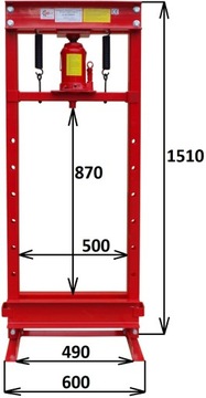 ГИДРАВЛИЧЕСКИЙ ПРЕСС 20Т + ПЛАСТИНЫ С ВЫРЕЗАМИ - БОЛЬШИЕ - ПРОЧНЫЕ