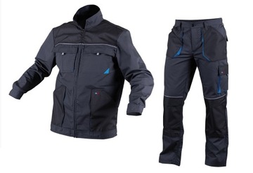 KOMPLET ODZIEŻY ROBOCZEJ BLUZA SPODNIE BHP 48 S