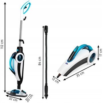 Паровая швабра 18в1 Ручной пароочиститель Yoer 2100W + Дозатор жидкости + АКСЕССУАРЫ