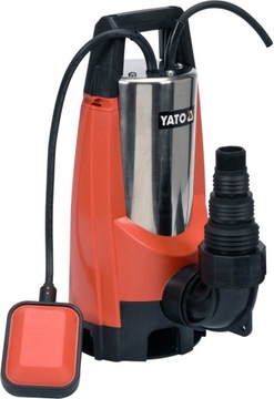 Погружной водяной насос с поплавком 1100Вт INOX YATO