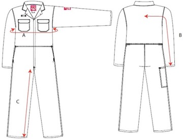 KOMBINEZON MĘSKI TRUDNOPALNY UBRANIE DLA SPAWACZA