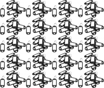 ZAWIESZKI BRELOKI IDENTYFIKATORY DO KLUCZY 200 szt